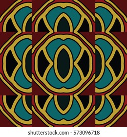 The endless texture.Vector ornaments. Abstract geometric illustration. Pattern for website, corporate style, party invitation, wallpaper.