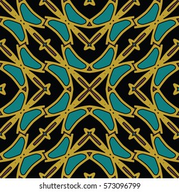 The endless texture.Vector ornaments. Abstract geometric illustration. Pattern for website, corporate style, party invitation, wallpaper.