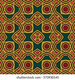 The endless texture.Vector ornaments. Abstract geometric illustration. Pattern for website, corporate style, party invitation, wallpaper.