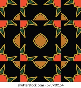 The endless texture.Vector ornaments. Abstract geometric illustration. Pattern for website, corporate style, party invitation, wallpaper.