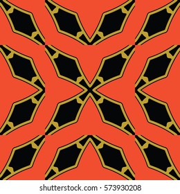 The endless texture.Vector ornaments. Abstract geometric illustration. Pattern for website, corporate style, party invitation, wallpaper.