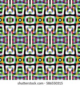 The endless texture.Vector ornaments. Abstract geometric illustration. Pattern for website, corporate style, party invitation, wallpaper.