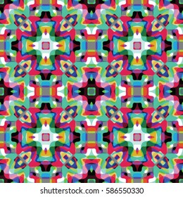 The endless texture.Vector ornaments. Abstract geometric illustration. Pattern for website, corporate style, party invitation, wallpaper.
