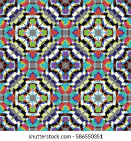 The endless texture.Vector ornaments. Abstract geometric illustration. Pattern for website, corporate style, party invitation, wallpaper.