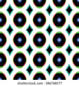 The endless texture.Vector ornaments. Abstract geometric illustration. Pattern for website, corporate style, party invitation, wallpaper.