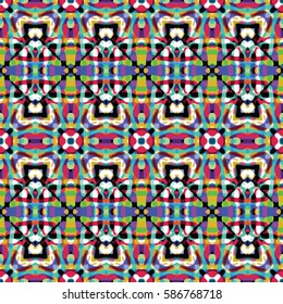 The endless texture.Vector ornaments. Abstract geometric illustration. Pattern for website, corporate style, party invitation, wallpaper.