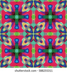 The endless texture.Vector ornaments. Abstract geometric illustration. Pattern for website, corporate style, party invitation, wallpaper.