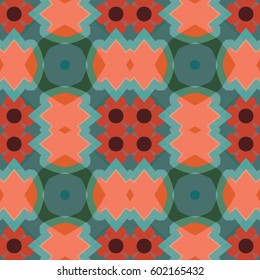 The endless texture.Vector ornaments. Abstract geometric illustration. Pattern for website, corporate style, party invitation, wallpaper.