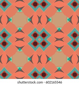 The endless texture.Vector ornaments. Abstract geometric illustration. Pattern for website, corporate style, party invitation, wallpaper.