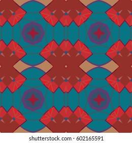 The endless texture.Vector ornaments. Abstract geometric illustration. Pattern for website, corporate style, party invitation, wallpaper.