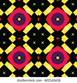 The endless texture.Vector ornaments. Abstract geometric illustration. Pattern for website, corporate style, party invitation, wallpaper.