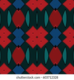 The endless texture.Vector ornaments. Abstract geometric illustration. Pattern for book design, gift wrapping, website, corporate style, wallpaper.