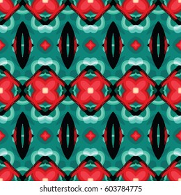 The endless texture.Vector ornaments. Abstract geometric illustration. Pattern for website, corporate style, party invitation, wallpaper.