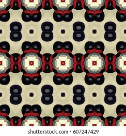 The endless texture.Vector ornaments. Abstract geometric illustration. Pattern for website, corporate style, party invitation, wallpaper.
