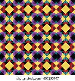The endless texture.Vector ornaments. Abstract geometric illustration. Pattern for website, corporate style, party invitation, wallpaper.