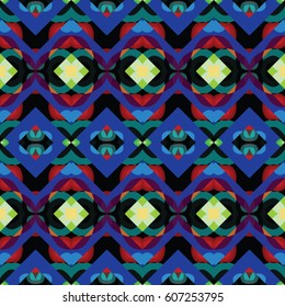 The endless texture.Vector ornaments. Abstract geometric illustration. Pattern for website, corporate style, party invitation, wallpaper.