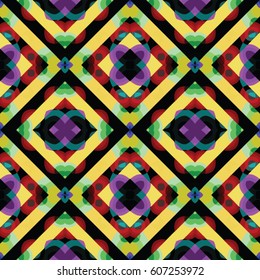 The endless texture.Vector ornaments. Abstract geometric illustration. Pattern for website, corporate style, party invitation, wallpaper.
