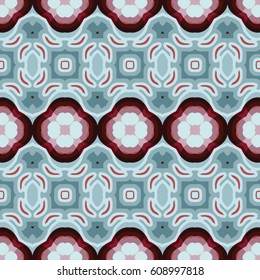 The endless texture.Vector ornaments. Abstract geometric illustration. Pattern for website, corporate style, party invitation, wallpaper.