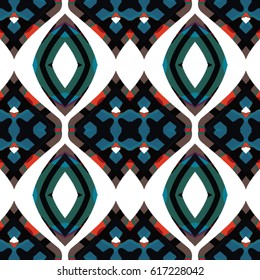 The endless texture.Vector ornaments. Abstract geometric illustration. Pattern for website, corporate style, party invitation, wallpaper.