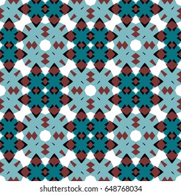 The endless texture.Vector ornaments. Abstract geometric illustration. Pattern for website, corporate style, party invitation, wallpaper.