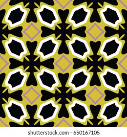 The endless texture.Vector ornaments. Abstract geometric illustration. Pattern for website, corporate style, party invitation, wallpaper.