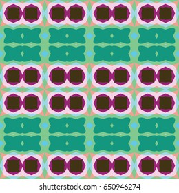 The endless texture.Vector ornaments. Abstract geometric illustration. Pattern for website, corporate style, party invitation, wallpaper.