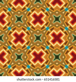 The endless texture.Vector ornaments. Abstract geometric illustration. Pattern for website, corporate style, party invitation, wallpaper.