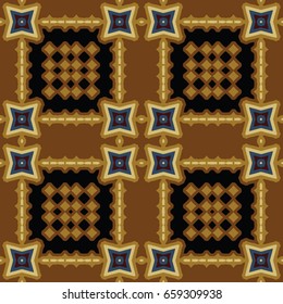 The endless texture.Vector ornaments. Abstract geometric illustration. Pattern for website, corporate style, party invitation, wallpaper.