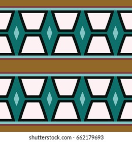 The endless texture.Vector ornaments. Abstract geometric illustration. Pattern for website, corporate style, party invitation, wallpaper.