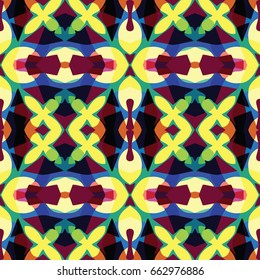 The endless texture.Vector ornaments. Abstract geometric illustration. Pattern for website, corporate style, party invitation, wallpaper.