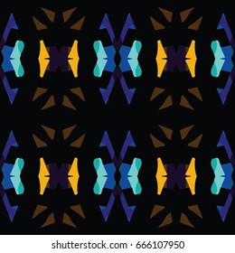 The endless texture.Vector ornaments. Abstract geometric illustration. Pattern for website, corporate style, party invitation, wallpaper.