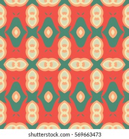 The endless texture.Vector ornaments. Pattern for website, corporate style, party invitation, wallpaper, paper cup, dress, bag, scarf, phone case, architecture, interior design, tapestry, upholstery.