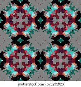 The endless texture.Vector ornaments. Pattern for website, corporate style, party invitation, wallpaper, paper cup, dress, bag, scarf, phone case, architecture, interior design, tapestry, upholstery.