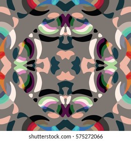 The endless texture.Vector ornaments. Pattern for website, corporate style, party invitation, wallpaper, paper cup, dress, bag, scarf, phone case, architecture, interior design, tapestry, upholstery.