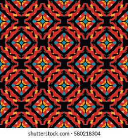 The endless texture.Vector ornaments. Pattern for website, corporate style, party invitation, wallpaper, paper cup, dress, bag, scarf, phone case, architecture, interior design, tapestry, upholstery.