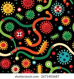 Endless vector pattern design repeating wallpaper tile 