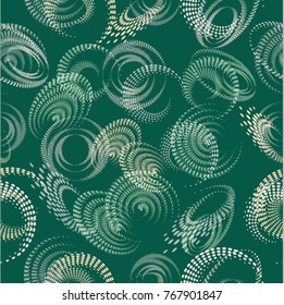 Endless  Vector Seamless Geometrical Pattern. Halftone Dots Background . Vintage texture.