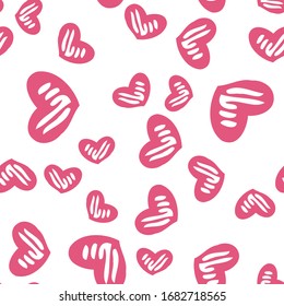 Endless Vector Stains Pattern. Stripes 80s Background for Scrapbook. Minimalist Small print. Seamless Vector Toddler Wallpaper. Romantic Fabric Vector Mosaic Print.