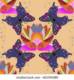 Endless vector texture for romantic design, decoration, greeting cards, posters, wrapping, for textile print and fabric. Floral seamless pattern with bright summer flowers in colors.