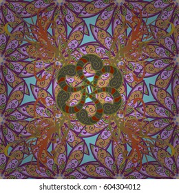 Endless vector texture for romantic design, decoration, greeting cards, posters, wrapping, for textile print and fabric. Floral seamless pattern with bright summer flowers in colors.