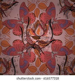 Endless vector texture for romantic design, decoration, greeting cards, posters, wrapping, for textile print and fabric. Floral seamless pattern with bright summer flowers in colors.