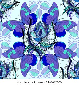 Endless vector texture for romantic design, decoration, greeting cards, posters, wrapping, for textile print and fabric. Floral seamless pattern with bright summer flowers in colors.