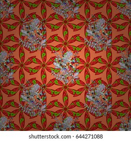 Endless vector texture for romantic design, decoration, greeting cards, posters, wrapping, for textile print and fabric. Floral seamless pattern with bright summer flowers in blue colors.