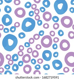 Endless Vector Trendy Background. Beauty Pixel Wallpaper for Child. Irregular Repeat print. Seamless Vector Simple Texture. Array Wave Vector Carpet Print.