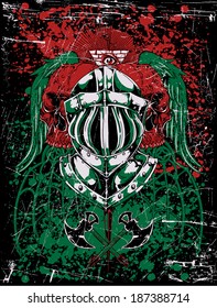 Endless war/ Scratches are available in a separate layer and can be removed