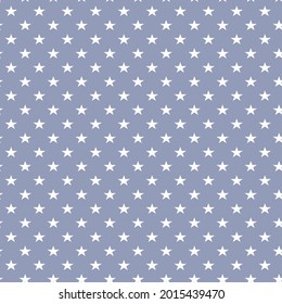 
Endless white stars. Print for printing on clothes. Vector.
