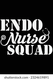 Endo Nurse Squad eps cut file for cutting machine