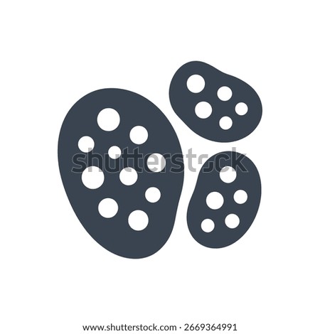 Endocrine Cell Cluster Icon Isolated On White Background