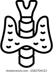 Endocrinology Icon Element For Design