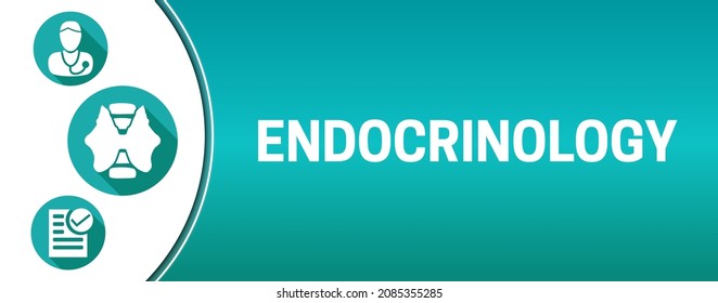 Endocrinology Medical Background Design Vector